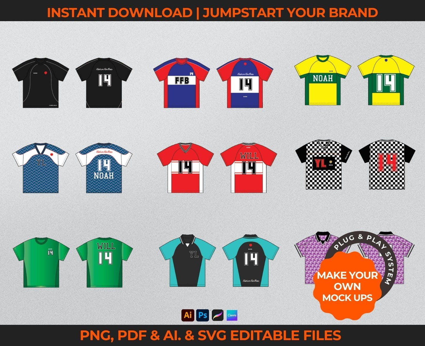 700+ Streetwear Vectors + BONUS Tech Pack Template + Launch Guide