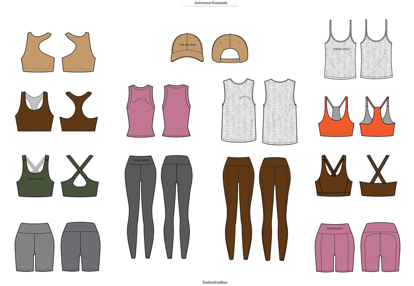 ACTIVEWEAR ESSENTIALS TECH SKETCH BUNDLE