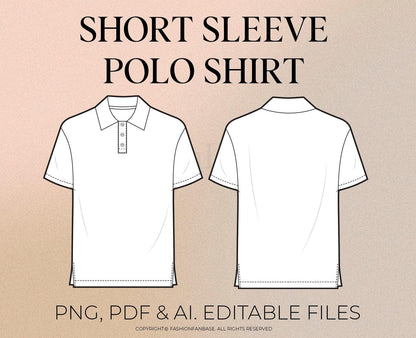 POLO SHIRT TECH SKETCH