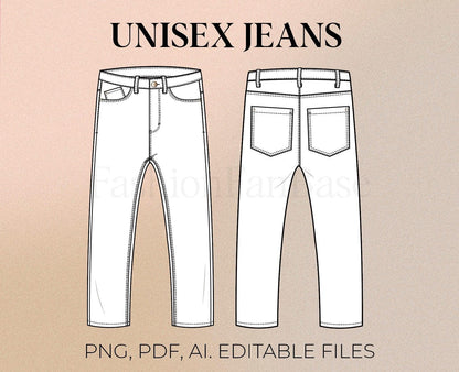 CLASSIC JEANS TECH SKETCH