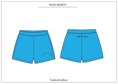 MESH SHORTS TECH SKETCH