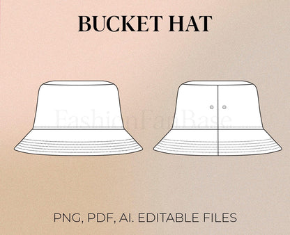 BUCKET HAT TECH SKETCH