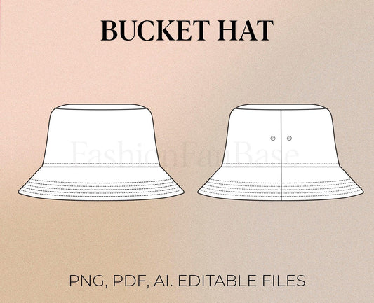 BUCKET HAT TECH SKETCH