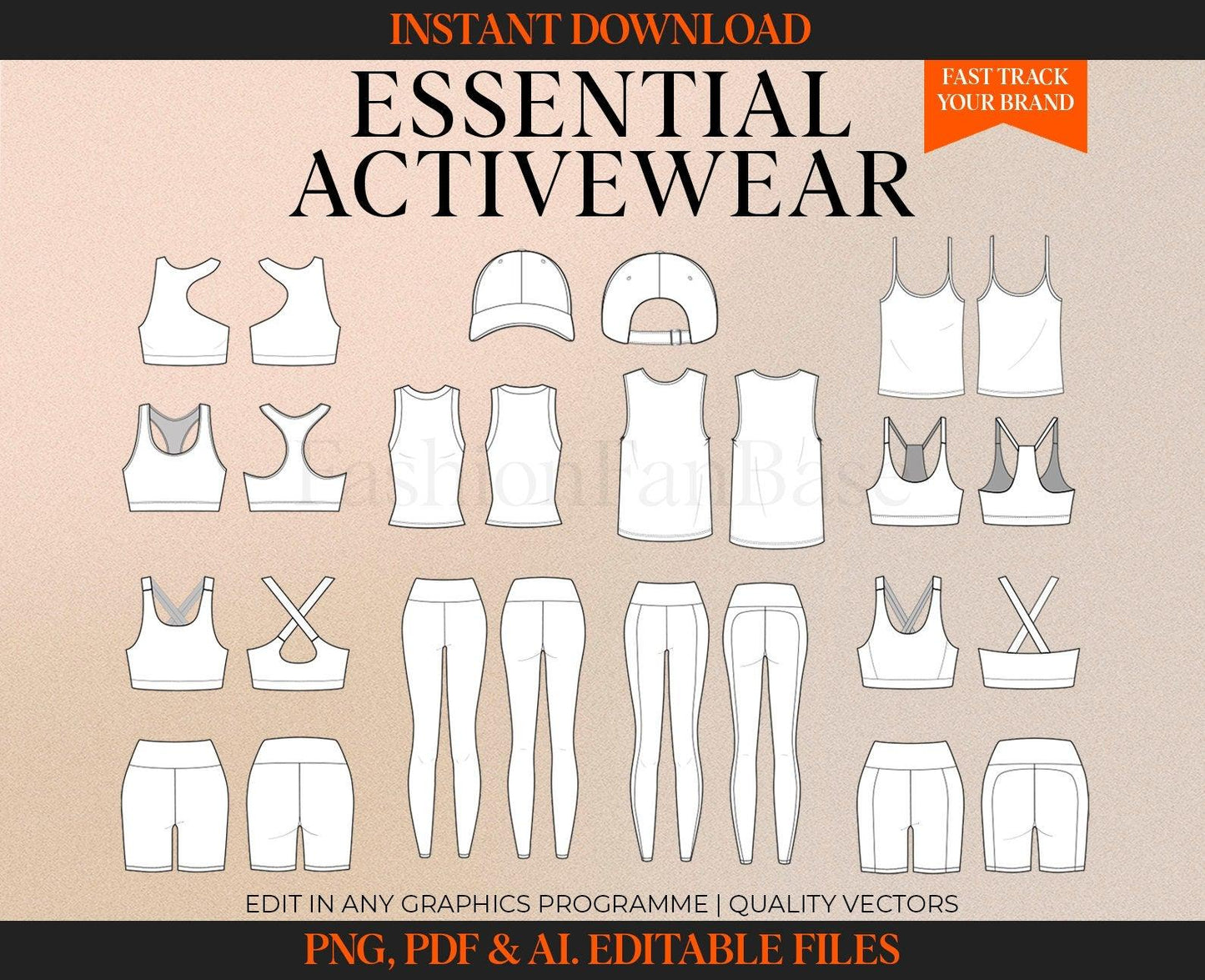 ACTIVEWEAR ESSENTIALS TECH SKETCH BUNDLE