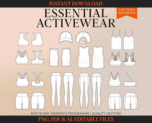 ACTIVEWEAR ESSENTIALS TECH SKETCH BUNDLE