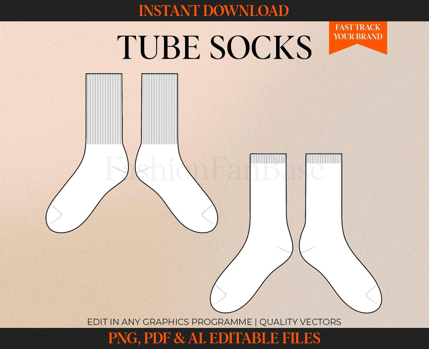 TUBE SOCK TECH SKETCH