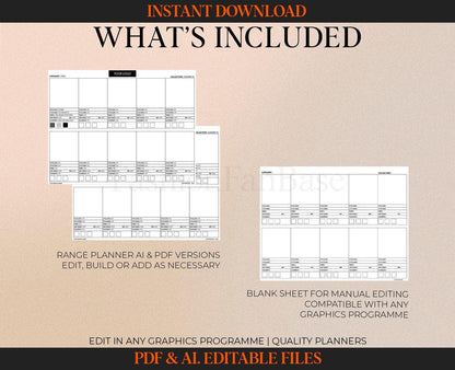 RANGE PLANNER TEMPLATE ILLUSTRATOR