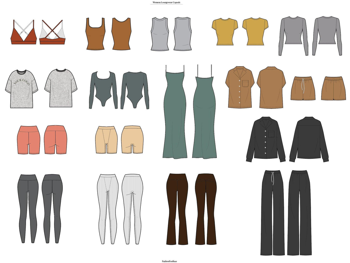 LOUNGEWEAR TECH SKETCH BUNDLE