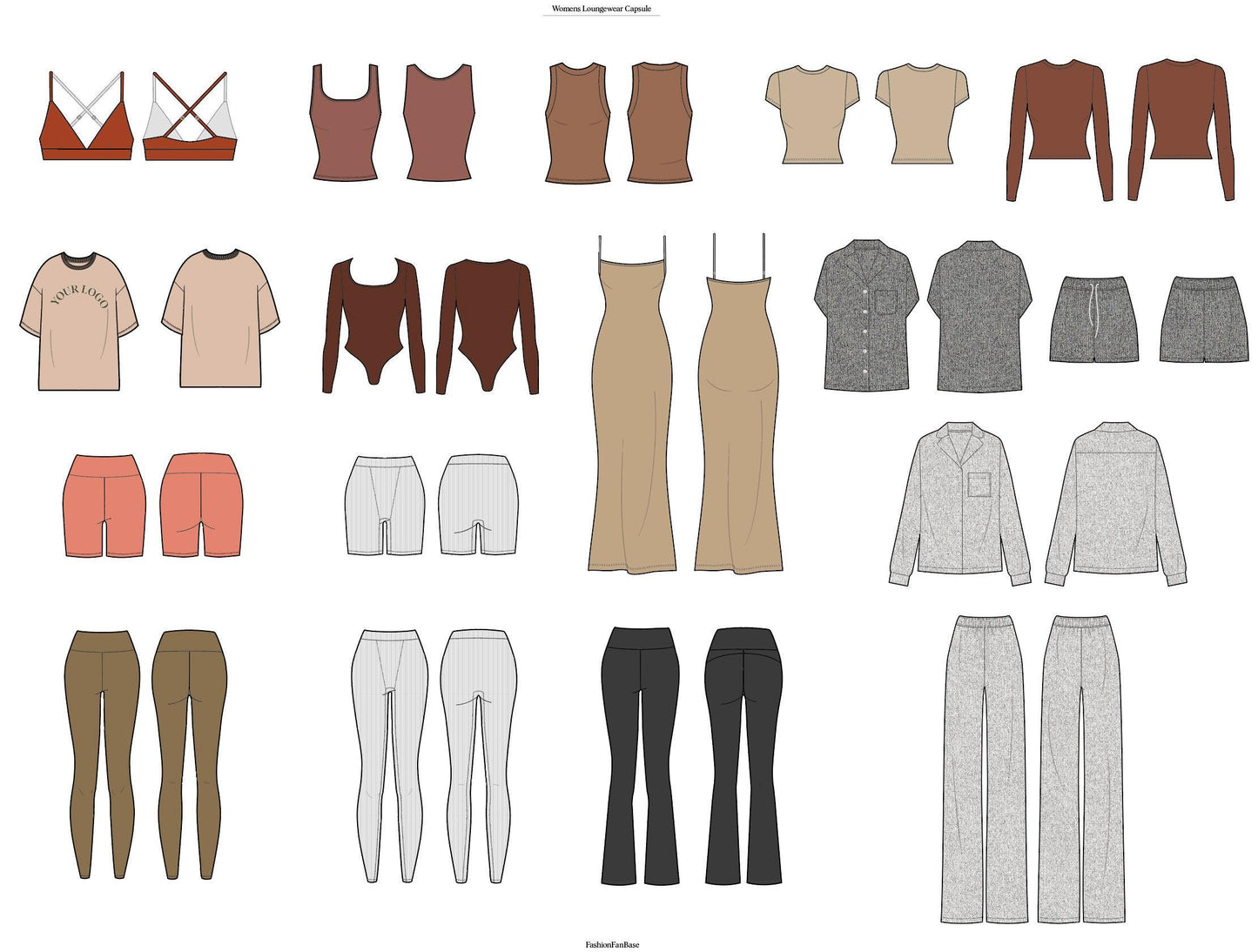 LOUNGEWEAR TECH SKETCH BUNDLE