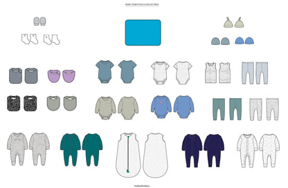 BABY CLOTHING TECH SKETCH BUNDLE