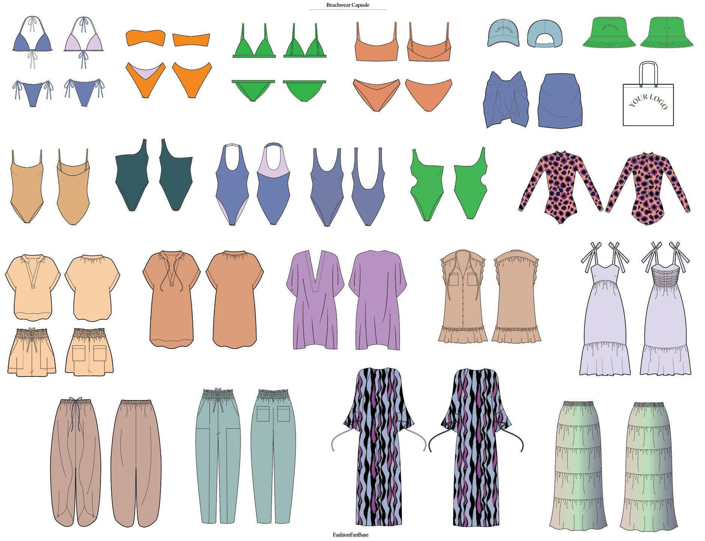 BEACHWEAR & RESORT TECH SKETCH BUNDLE