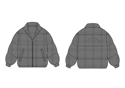 PUFFER JACKET TECH PACK TEMPLATE