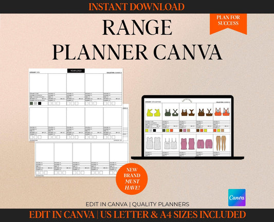 RANGE PLANNER TEMPLATE CANVA