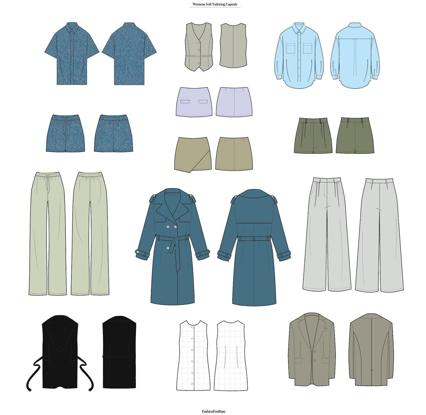 WOMEN"S SOFT TAILORED TECH SKETCH CAPSULE