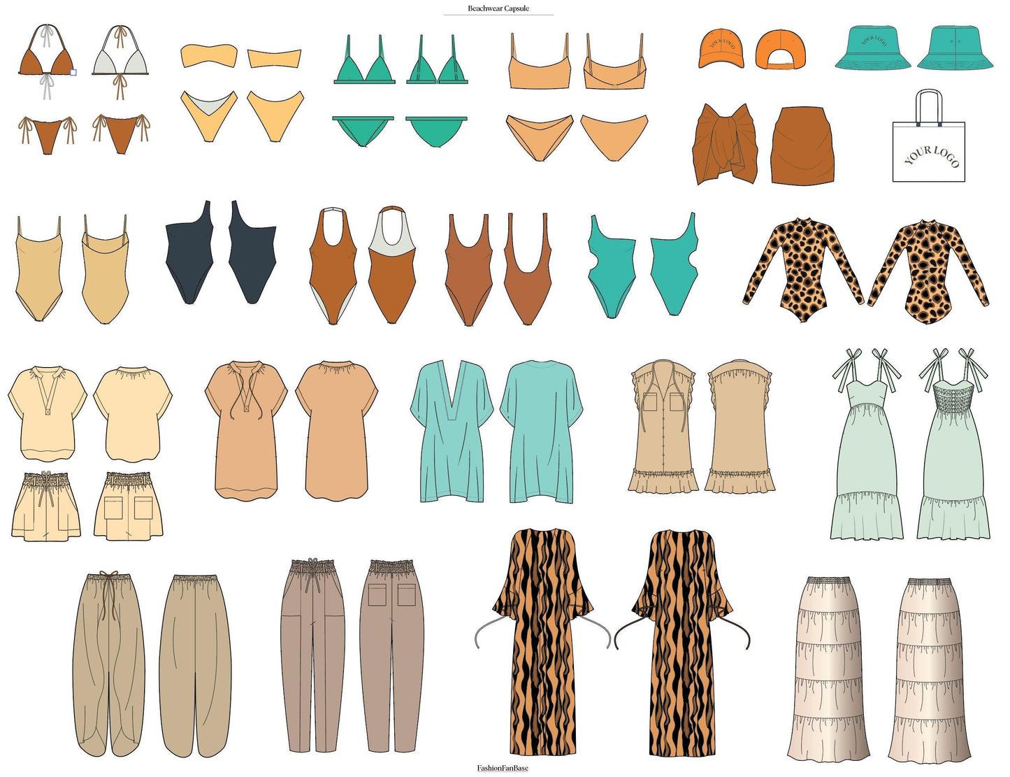 BEACHWEAR & RESORT TECH SKETCH BUNDLE