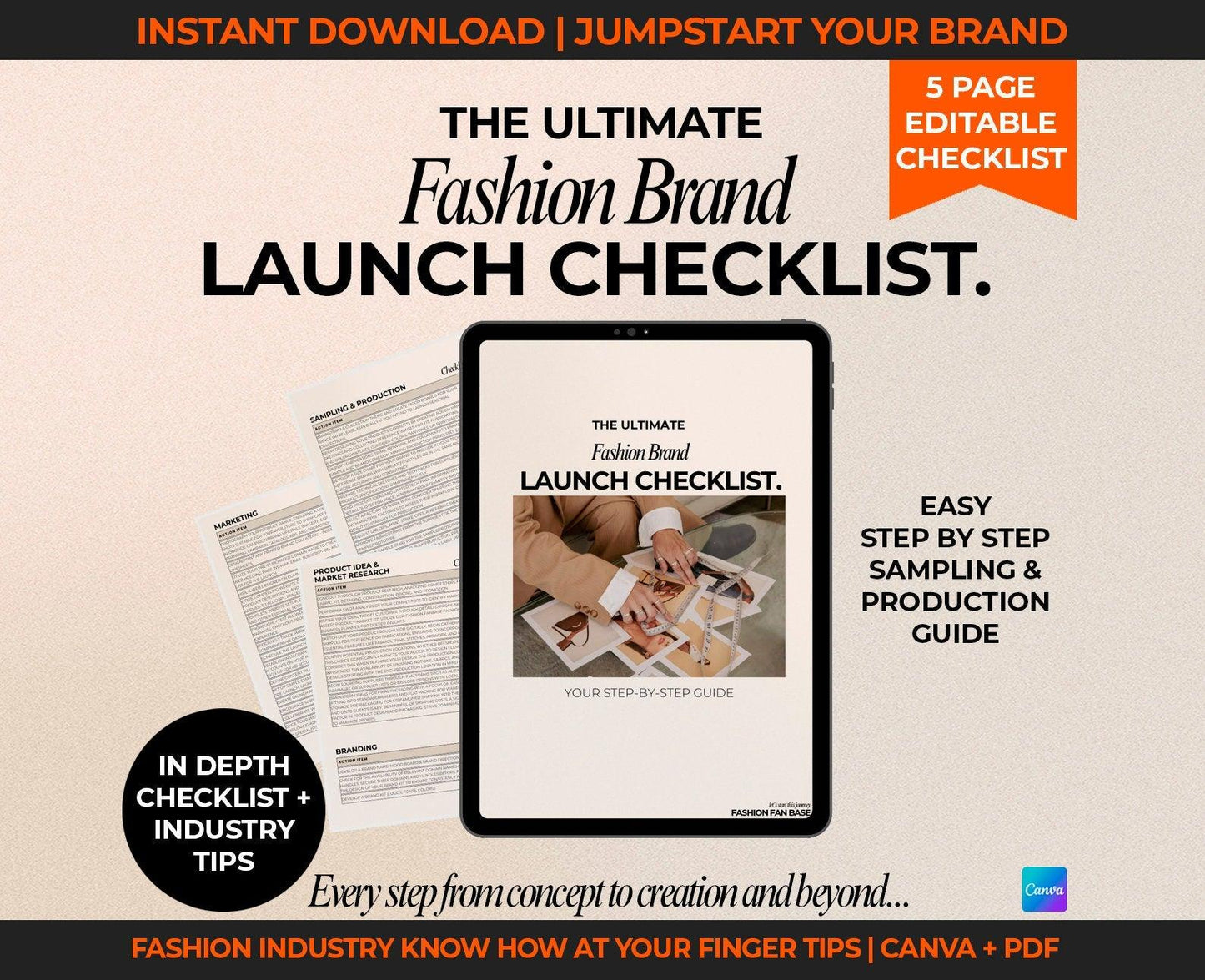 ULTIMATE FASHION BRAND LAUNCH CHECKLIST