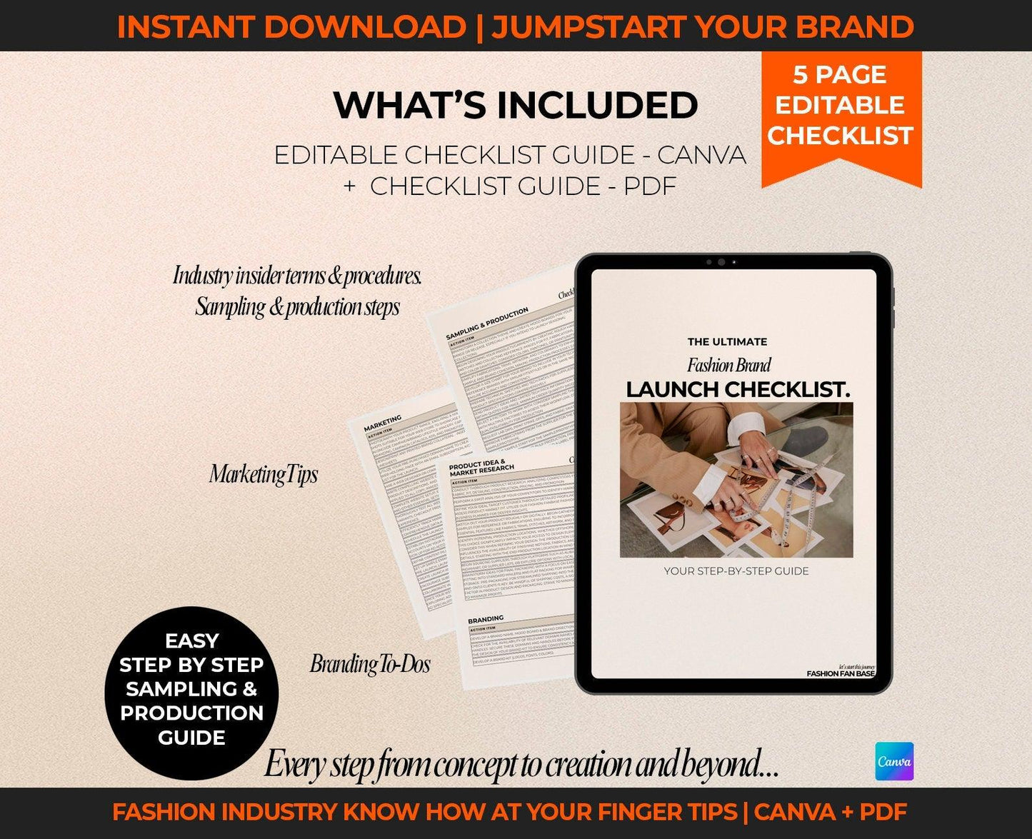 ULTIMATE FASHION BRAND LAUNCH CHECKLIST