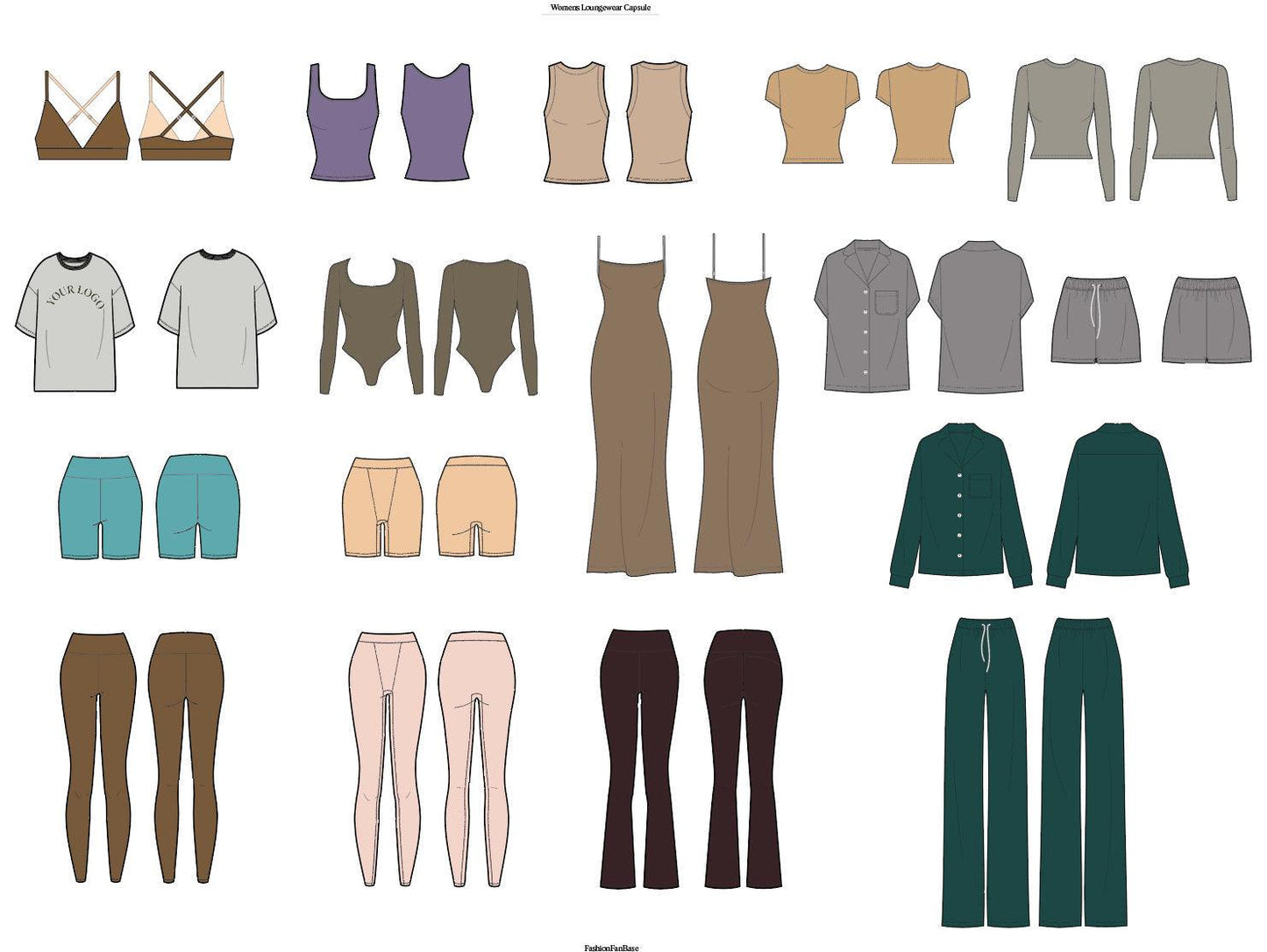 LOUNGEWEAR TECH SKETCH BUNDLE