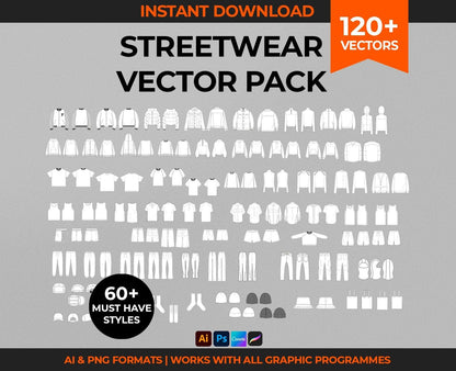 STREETWEAR VECTOR TECH SKETCH BUNDLE