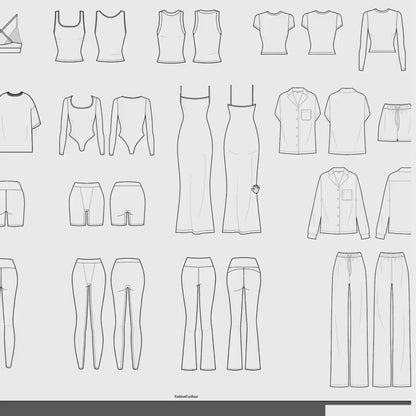 LOUNGEWEAR TECH SKETCH BUNDLE