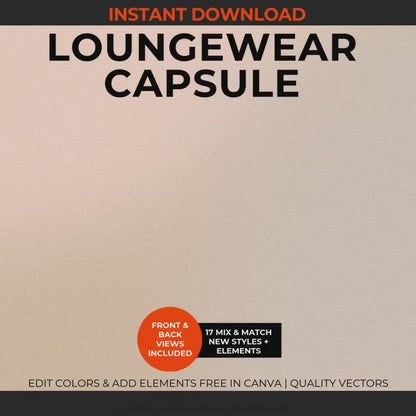 LOUNGWEAR TECH SKETCH CANVA BUNDLE