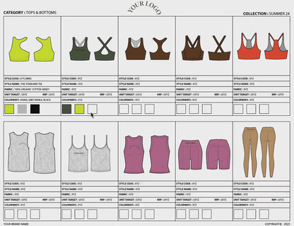 RANGE PLANNER TEMPLATE ILLUSTRATOR